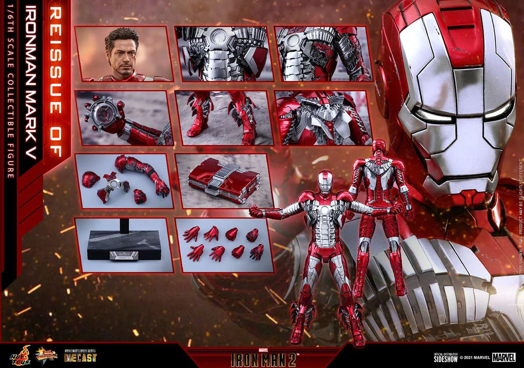 Marvel Diecast Iron Man Mark V Collectible Figure U710
