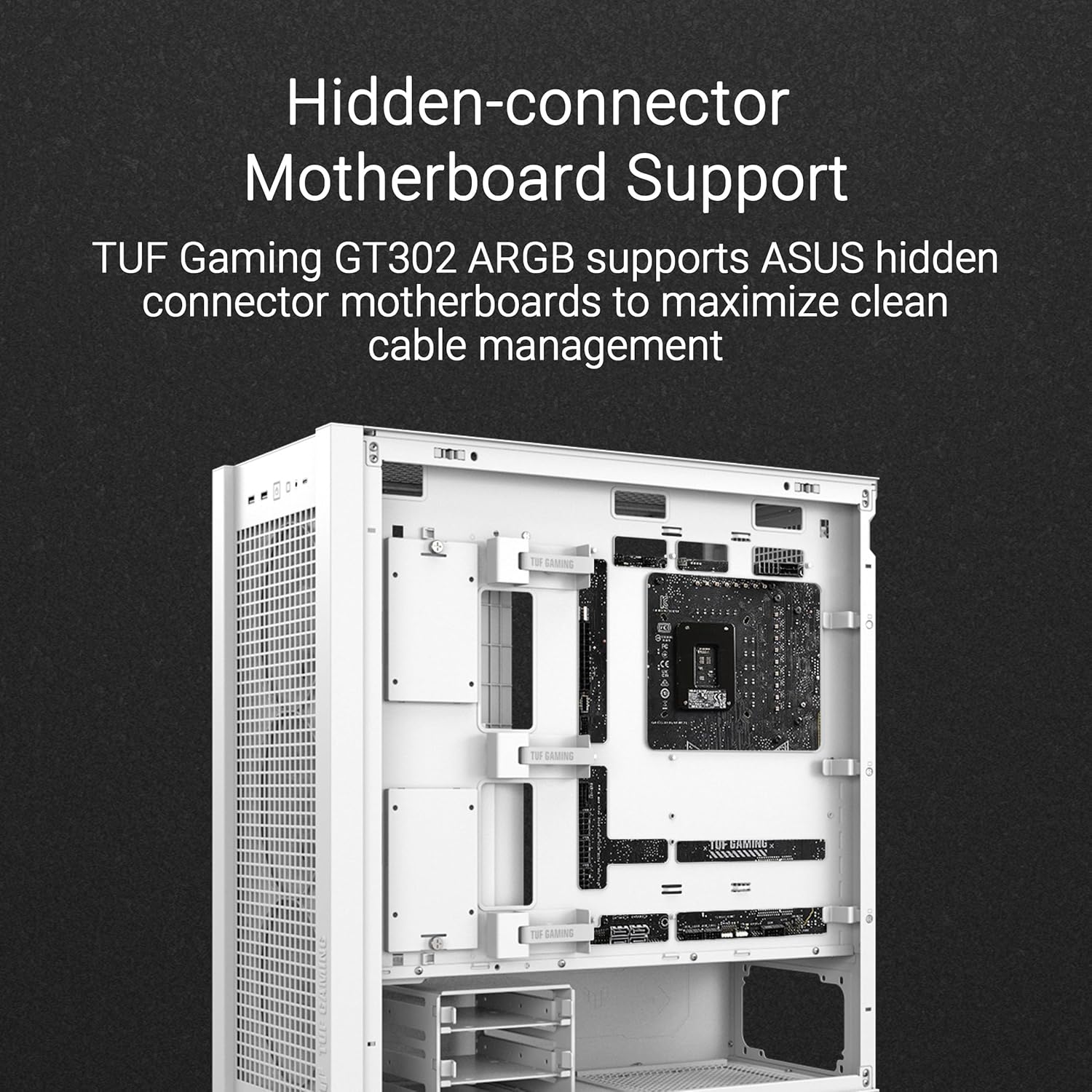 ASUS TUF Gaming GT302 ARGB ATX Mid-Tower PC Case, Black K34131