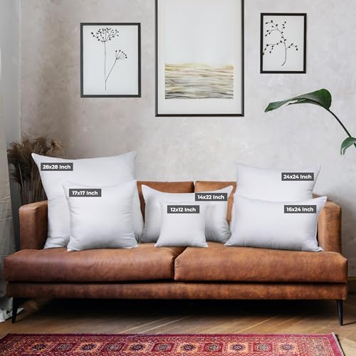 Utopia Bedding Throw Pillows 18x18 Inches, White, Set of 1 F895