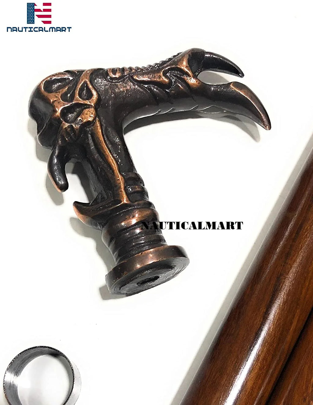 Fancy Wooden Walking Cane for Men Dragon Unique Wood Canes R865