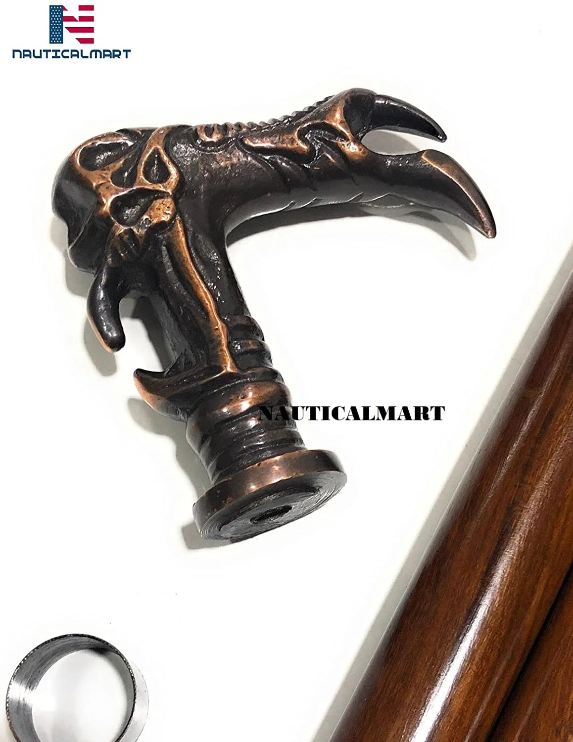 Fancy Wooden Walking Cane for Men Dragon Unique Wood Canes R865