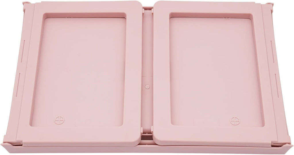 Breakfast in Bed Tray Folding Table Plastic Laptop Desk, Pink O326039