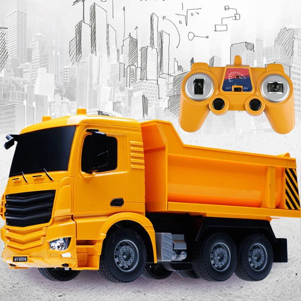 RC Toy 4CH Remote Control Dump Truck 1/26 Scale X5352