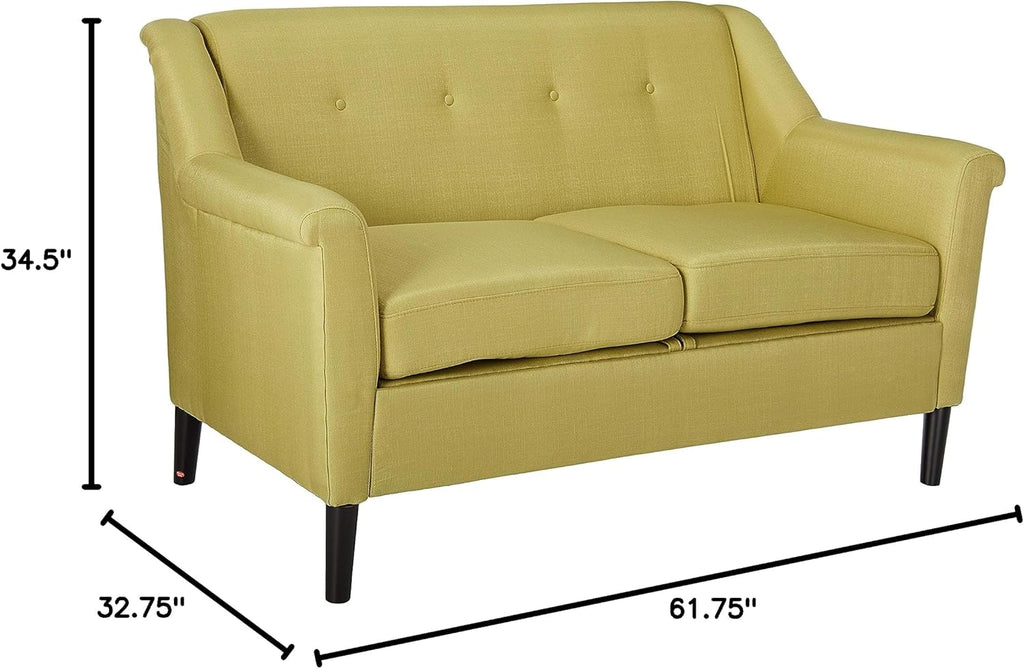 Christopher Knight Home Grace Fabric Sofa, Light Green S962