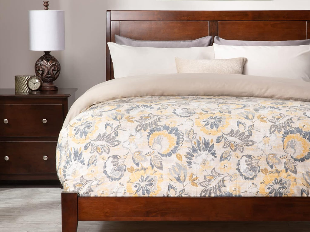 AFI Portland Low Profile Wood Platform Bed King Walnut G882