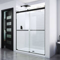 DreamLine Essence Collection 56-60 in. W x 76 in. H Frameless Bypass Shower Door in Satin