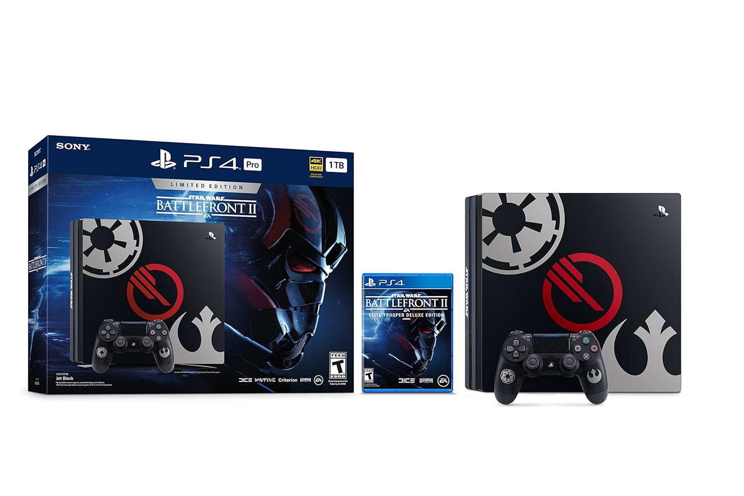 Star Wars Battlefront II PlayStation 4 Pro 1TB Limited Edition Bundle Z6157