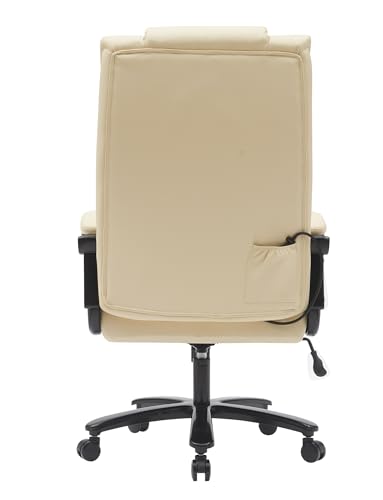 Big and Tall Executive Office Chair Heavy Duty Leather with Lumbar Support P744218