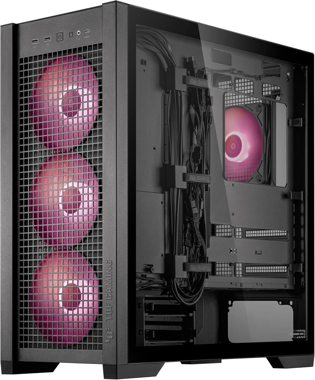 ASUS TUF Gaming GT302 ARGB ATX Mid-Tower PC Case, Black K34131