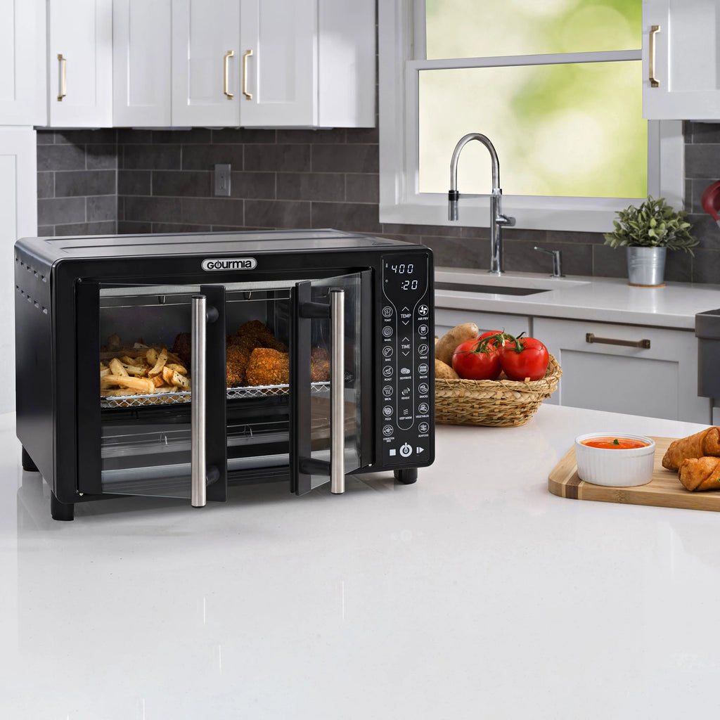 Black Digital French Door Air Fryer Toaster Oven G568
