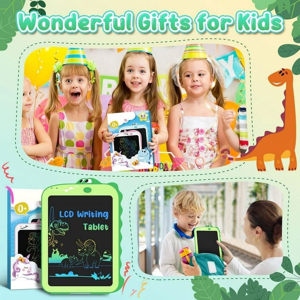 LCD Writing Tablet for Kids Dinosaur Drawing Board Toys Ages 3-8 R744