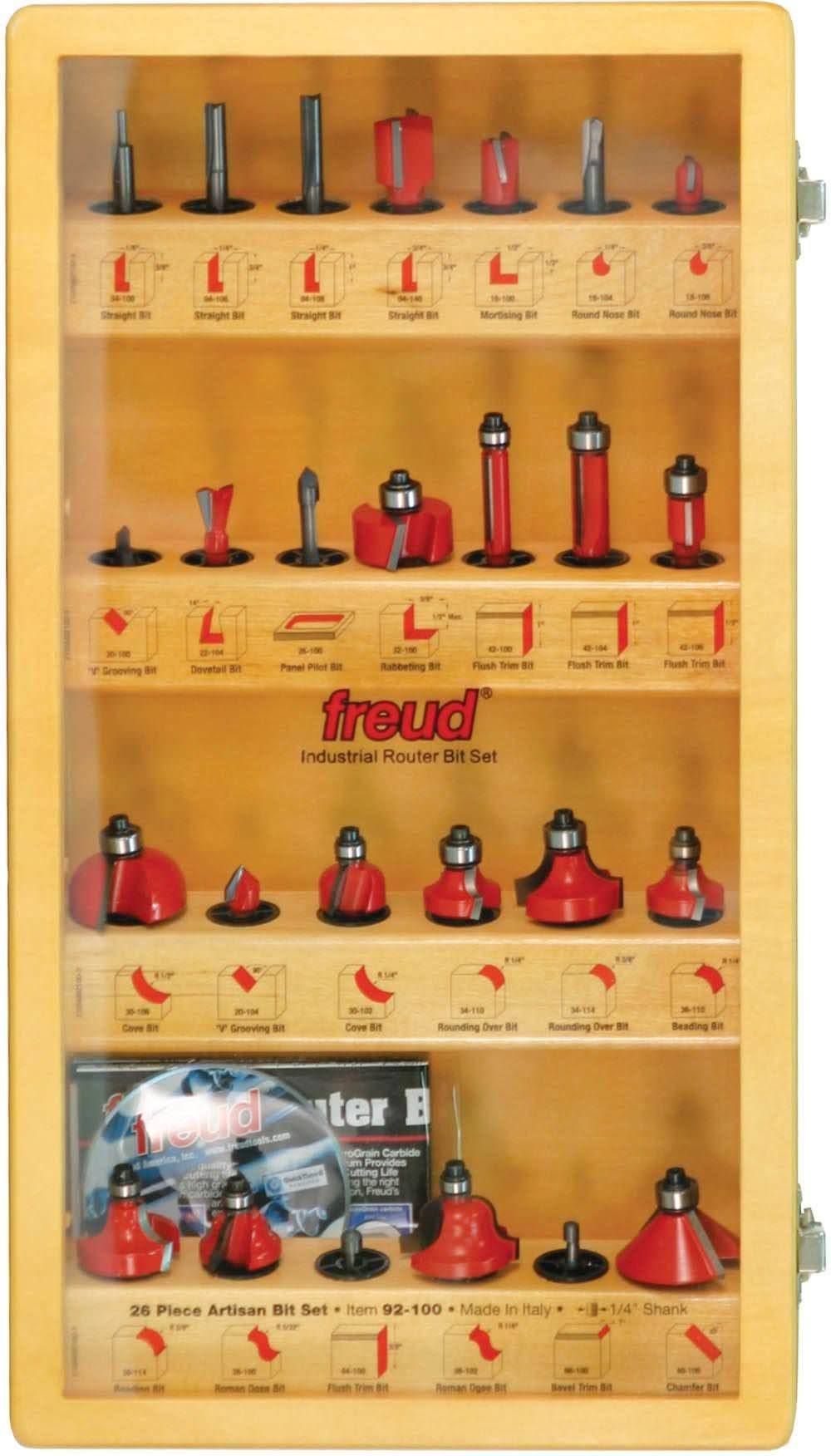 Freud 92-100 26 Piece Artisan Bit Set E590873
