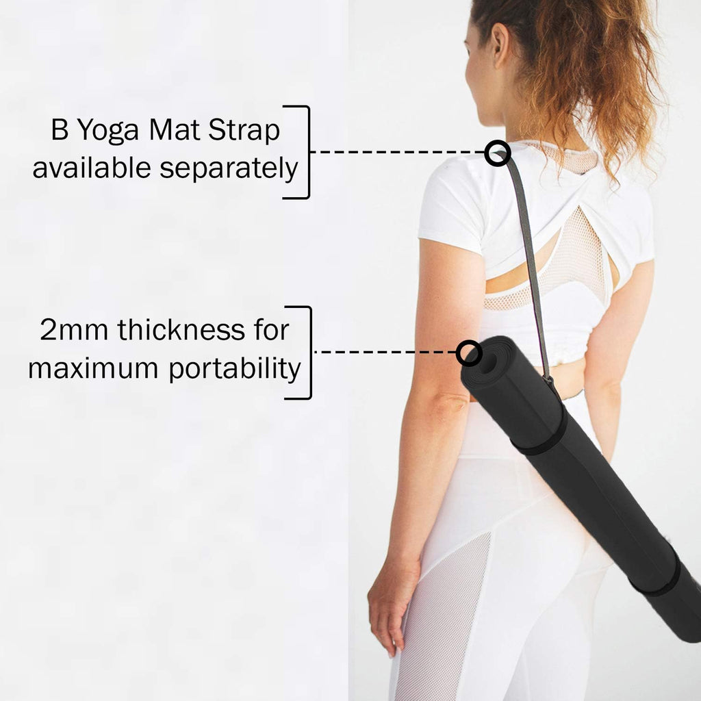 B Yoga Black Traveller Mat R321