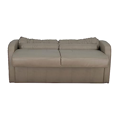 RecPro Charles 65" Jack Knife RV Sleeper Sofa with Arms, Mahogany F330