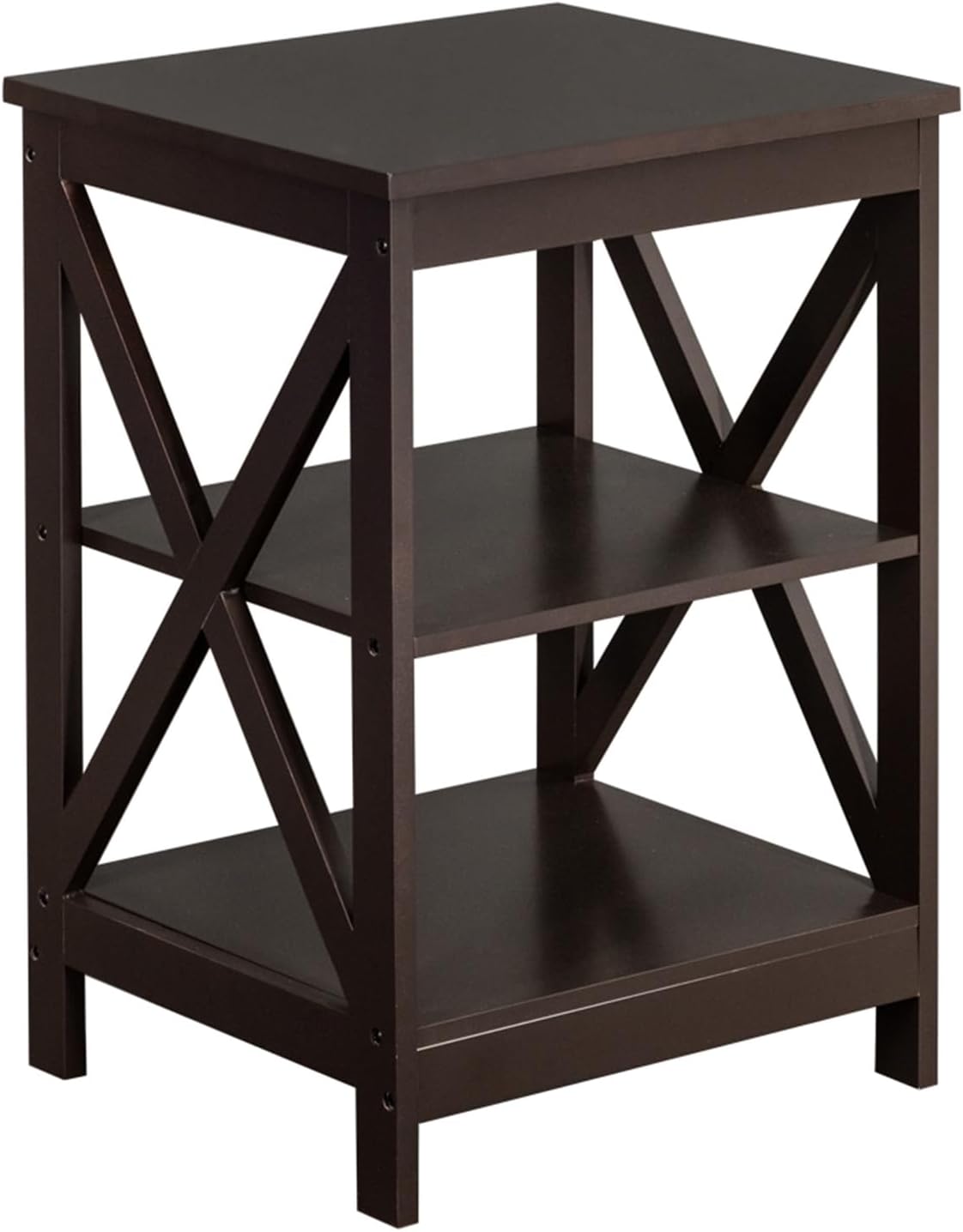Sofa Side Table, Small Mobile Corner Table with Wheels G96028