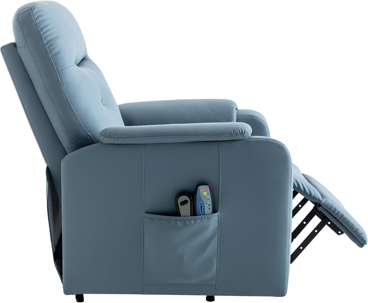 Power Lift Chair for Elderly with Heated Massage, F-Blue W13612