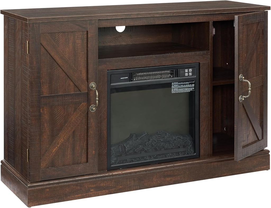 amerlife Electric Fireplace TV Stand for 50" TVs with Cable Management Z8847