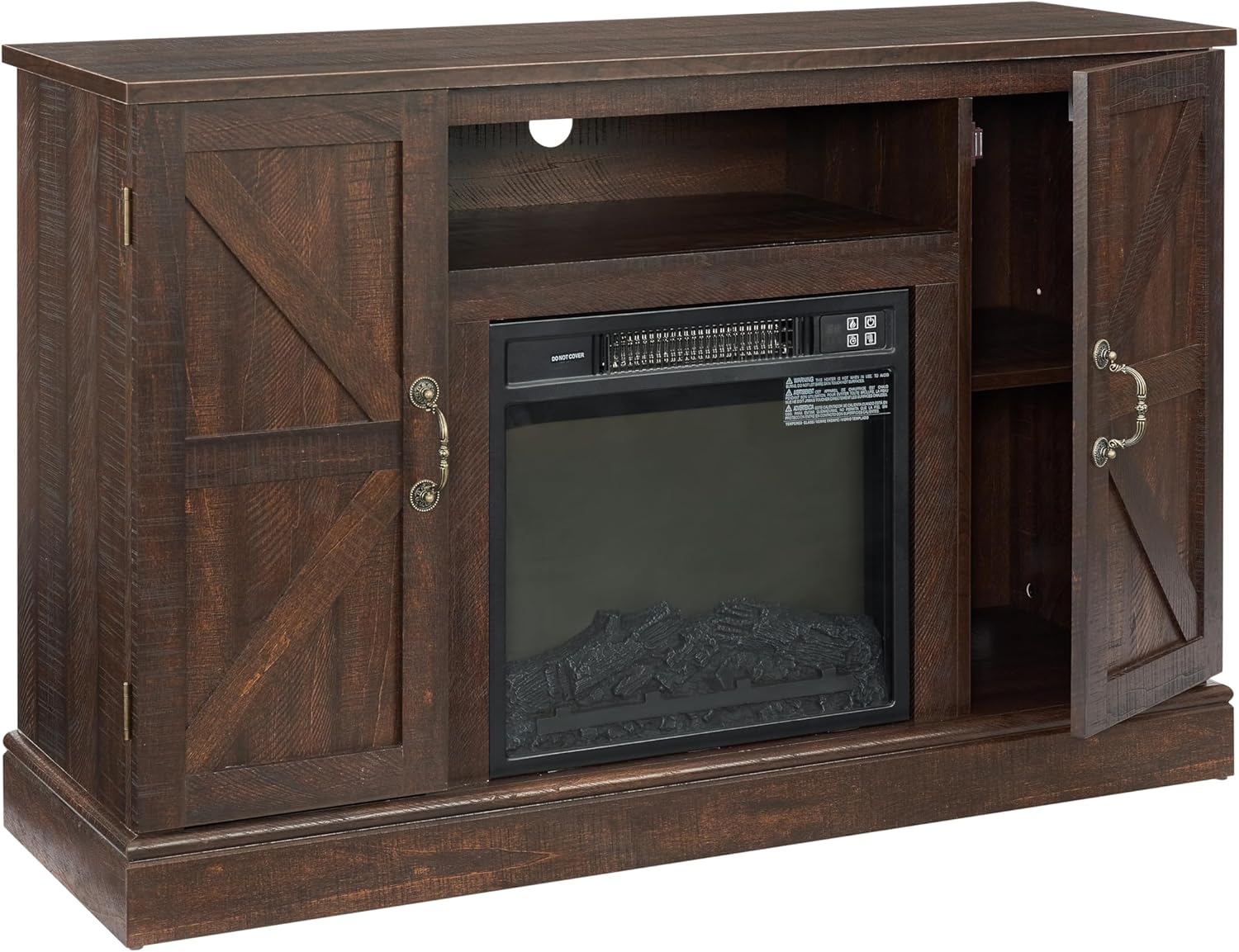 amerlife Electric Fireplace TV Stand for 50" TVs with Cable Management Z8847