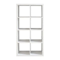 8-cube Storage Organizer, Open Back Bookcase Display Storage Shelf for Bedroom Living Room