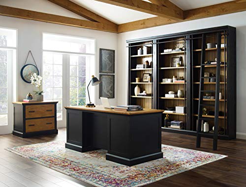 Martin Furniture Toulouse 6-Shelf Bookcase, Aged Ebony S7533