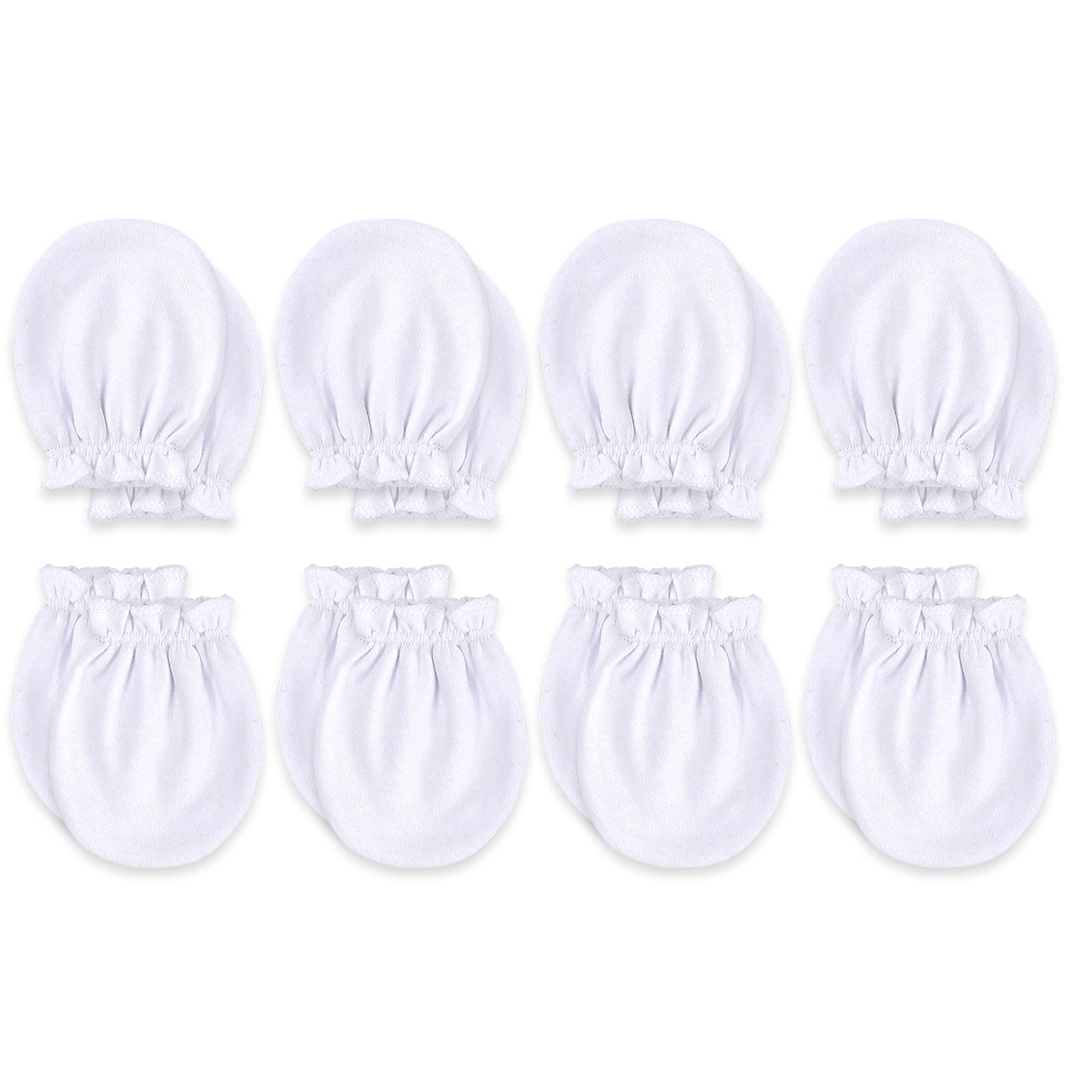 KiddyCare Hand Mittens No Scratch for Newborn Baby Boy/girl - Infant Gloves Mitts for 0-6 Months - Preemie Mittens for Babies
