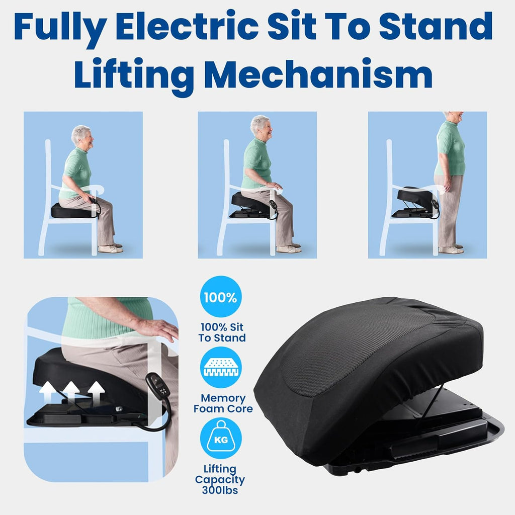 Electric Lift Cushion for Elderly, Chair Assist for Seniors, 300lbs S768206