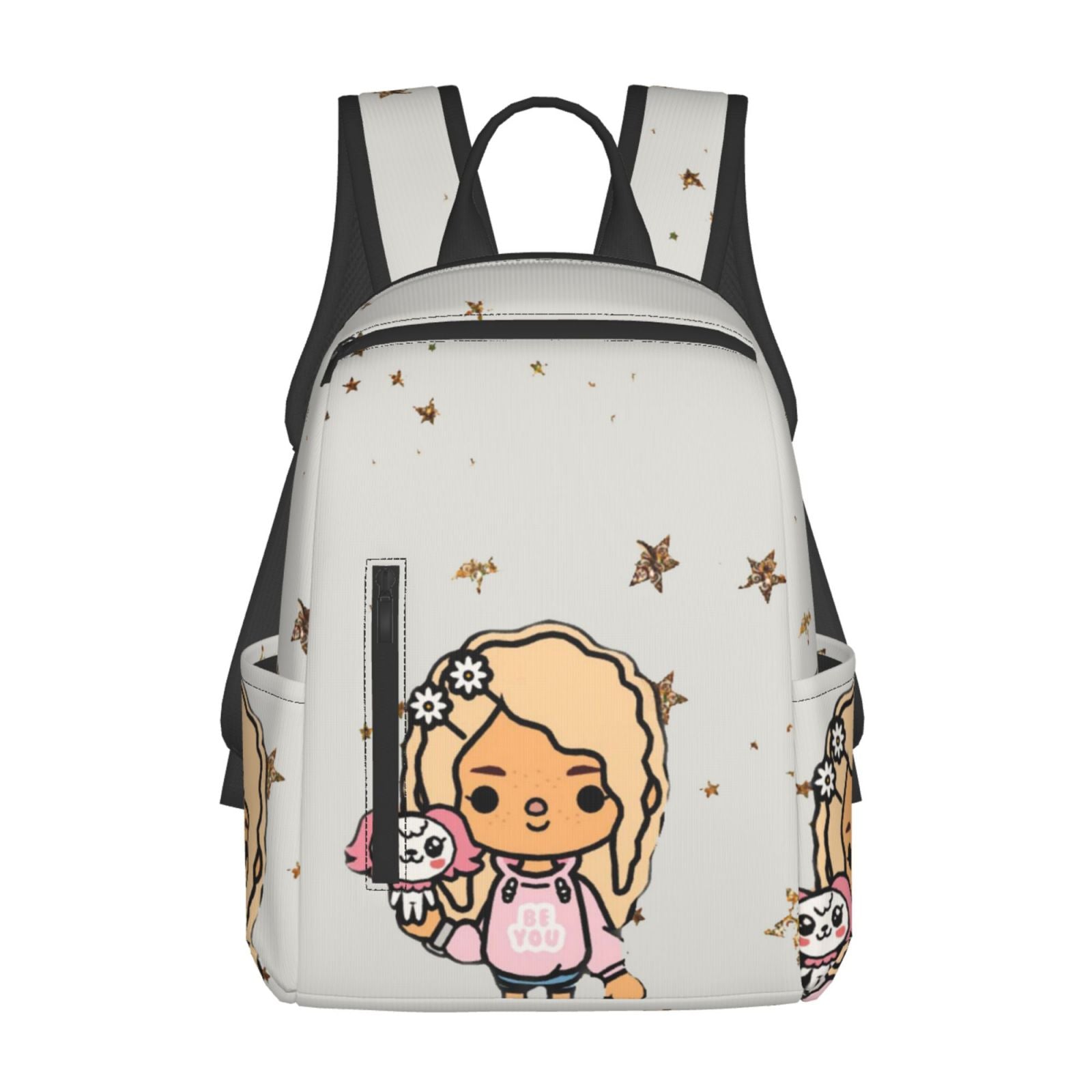 Toca Boca Life Backpack Student School Bag Bookbag Satchel Lightweight Unisex Daypack Knapsack Rucksack For Kids Teens Adult