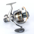 Yoshikawa Baitfeeder Spinning Reel Fishing 5.5:1 11 High Power Stainless Ball Bearings 30Lb Drag Right Left Hand Saltwater Freshwater Reversible Front Rear Drag Live Liner 3000-6000