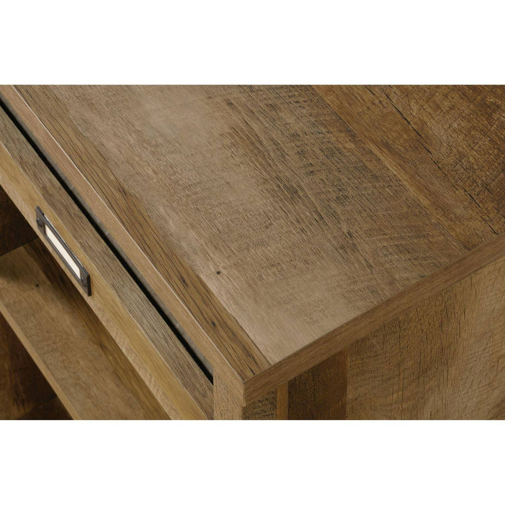 Sauder Adept Storage Credenza - Craftsman Oak Q883