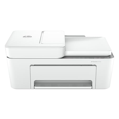 HP DeskJet 4155e Wireless Color Inkjet Printer, Print, scan, copy, Easy setup, Mobile printing, Best-for home, Instant Ink with HP+,white