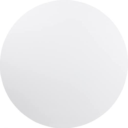 72" Round Folding Table, White Plastic, Heavy-Duty for Events G813803