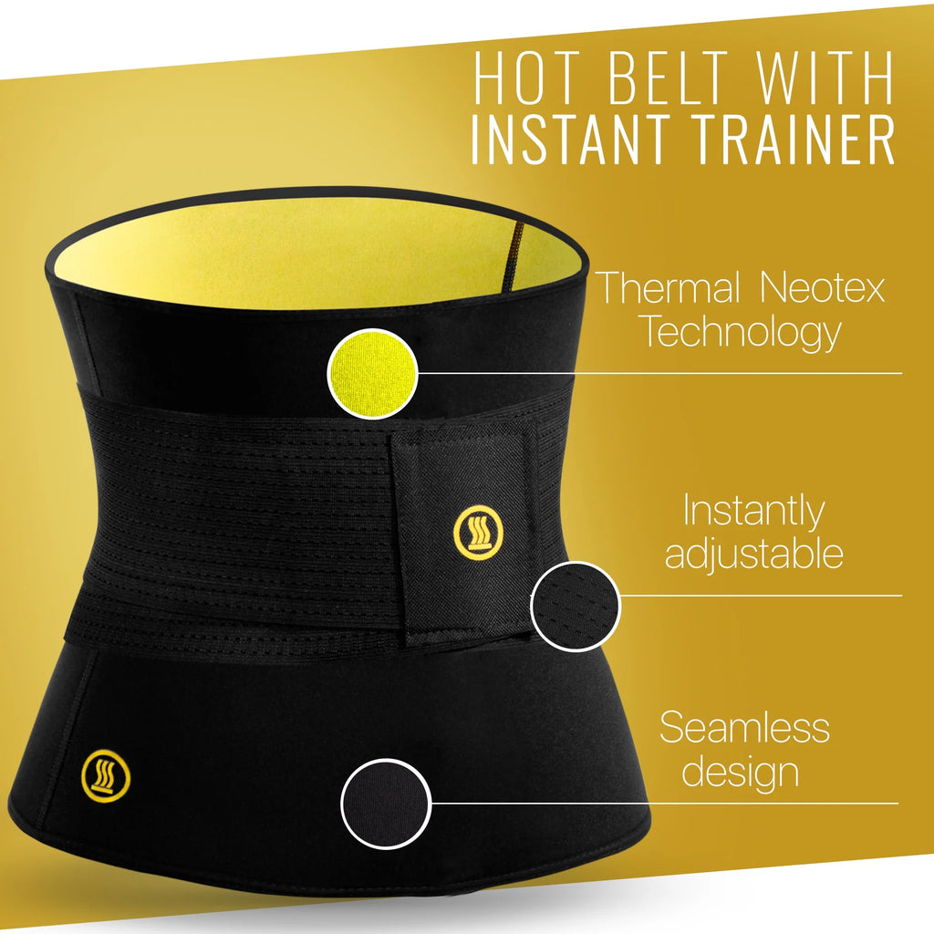 Hot Shapers Hot Belt with Instant Trainer Waist Trimmer Y974