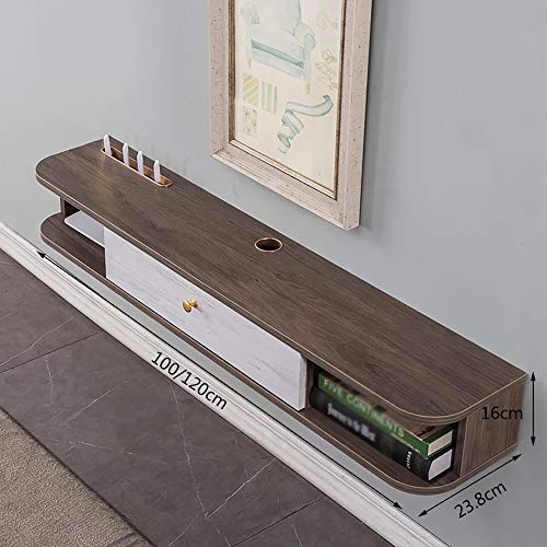 Wall Hanging TV Cabinet Solid Wood Floating Entertainment Unit B98023