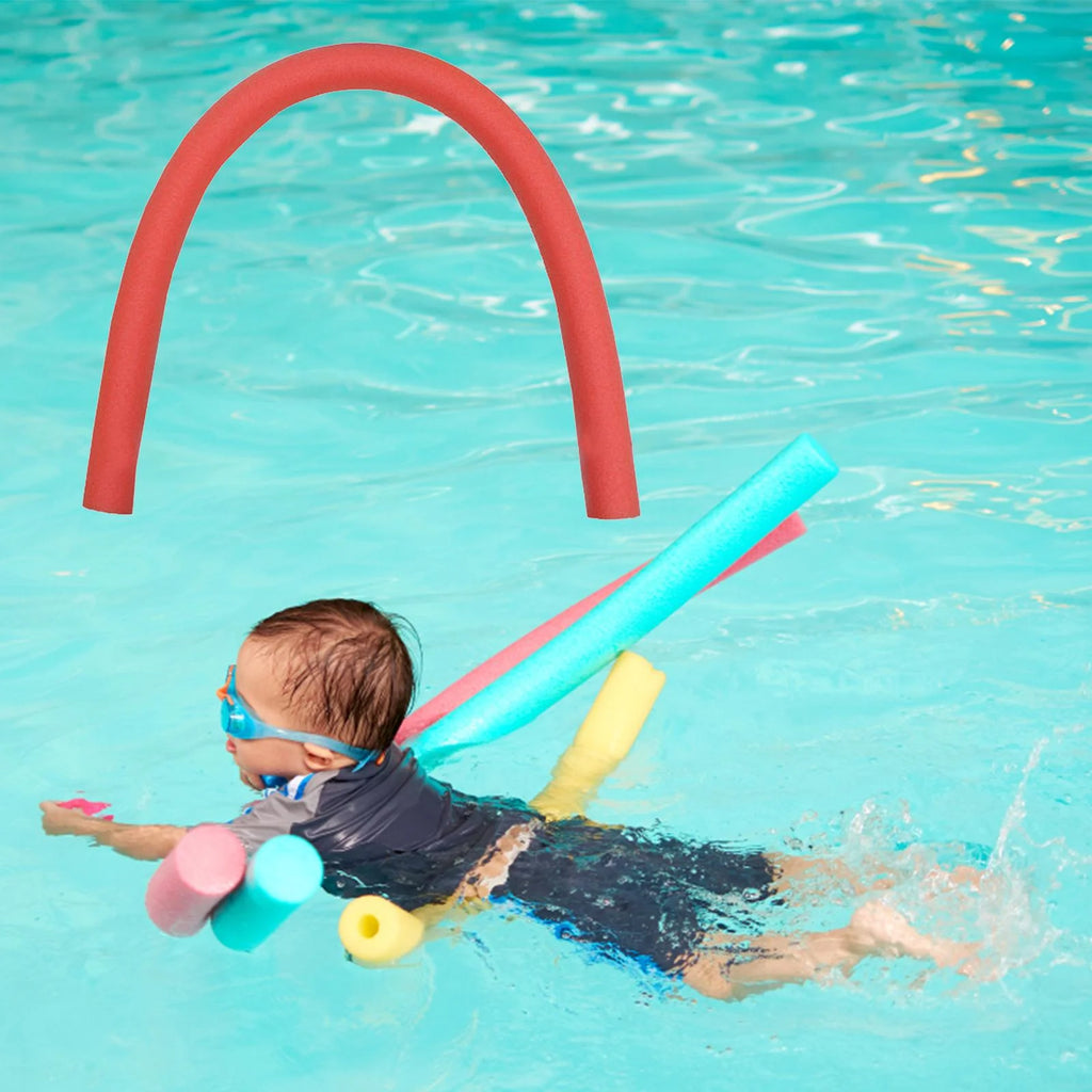Red Pool Noodle Hollow Swim Noodles for Craft Projects B481