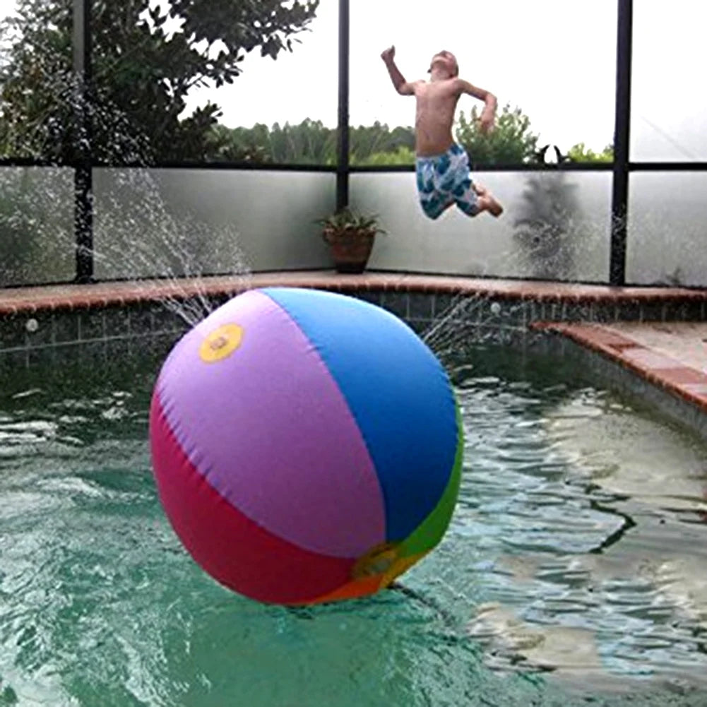 Ludlz Kids Inflatable Beach Sprinkler Water Spray Ball for Garden & Parties 30" B766940