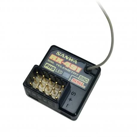 Sanwa M17 Radio with RX491 Receiver 2.4GHz FH-5 D523