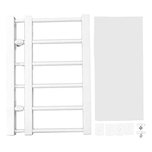 Pssopp Tension Rod Shelf, 16.5in Width Adjustable Length Space Saving Design DIY Divider Separator Shelves for Cabinet Wardrobe Cupboard Kitchen (30‑40cm / 11.8‑15.7in Length)