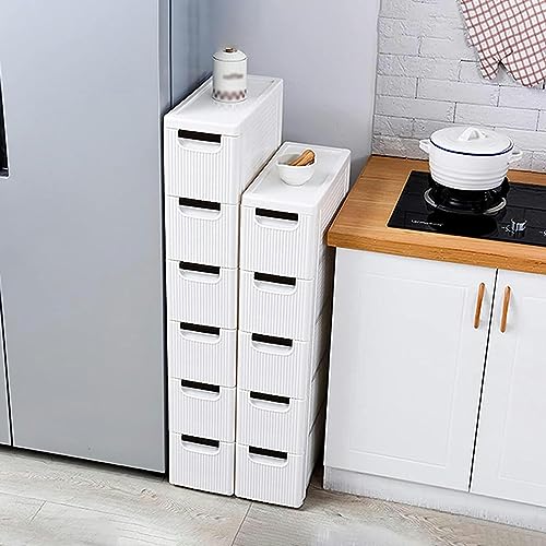 Bathroom Thin Floor Cabinet with Drawer U6090