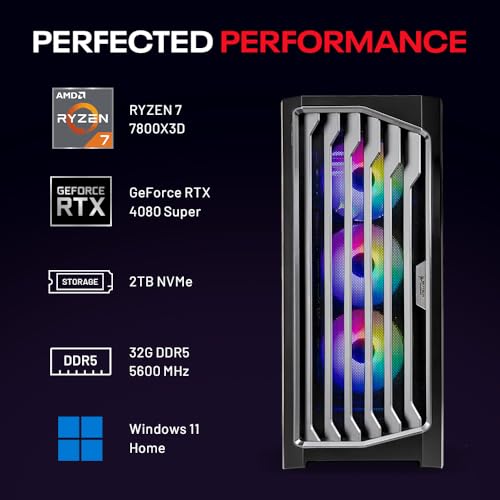 Skytech Shadow 3.0 Gaming PC Desktop, Intel Core i7, RTX 2060, 16GB RAM, 1TB SSD V578