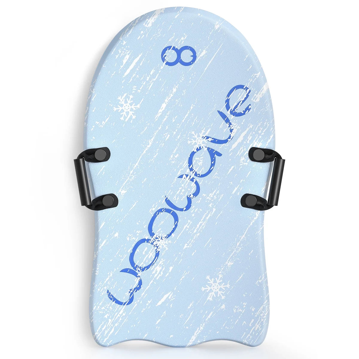 WOOWAVE Foam Snow Sleds for Kids Super Lightweight 36 inch with PE Core, Blue