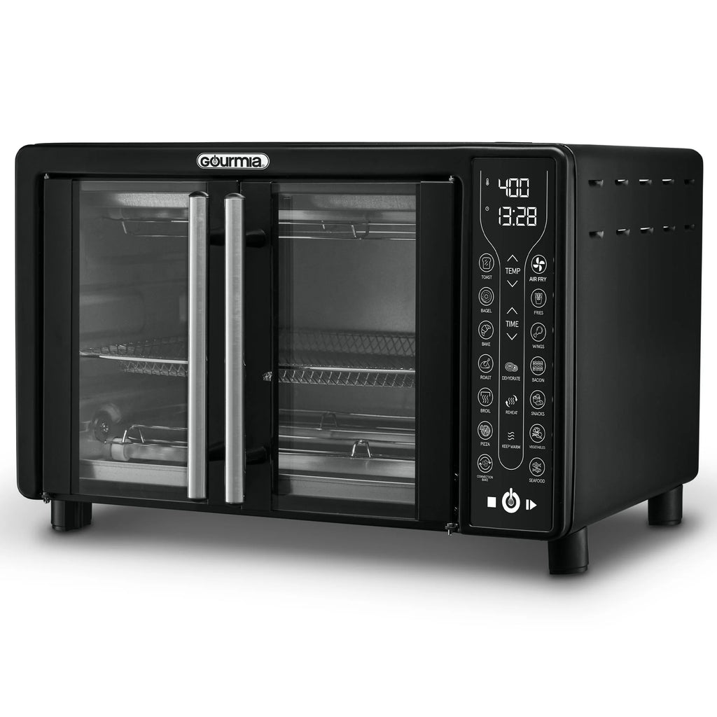 Black Digital French Door Air Fryer Toaster Oven G568