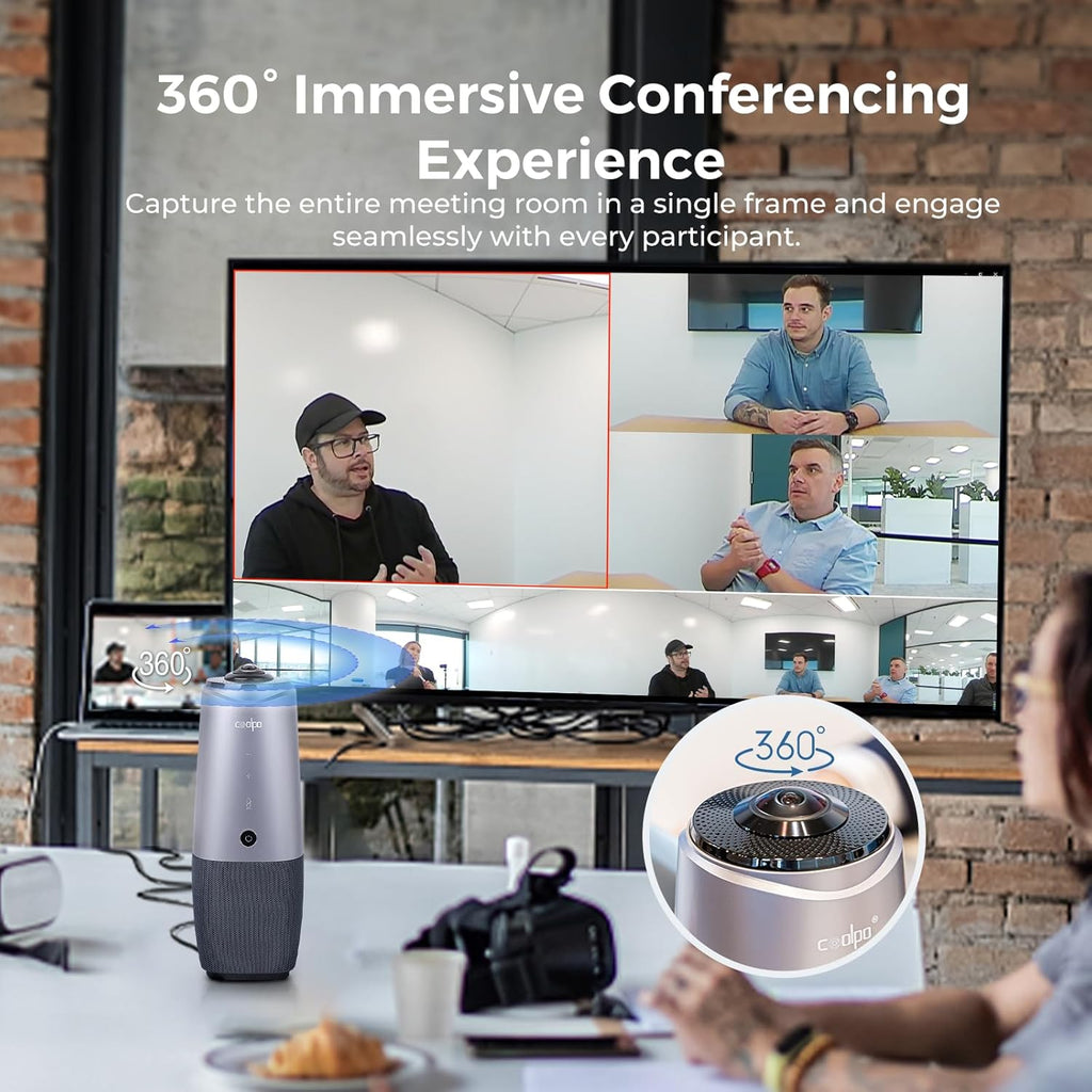 PANA 4K All-in-one Conference Room Camera with Speaker and Microphone C768
