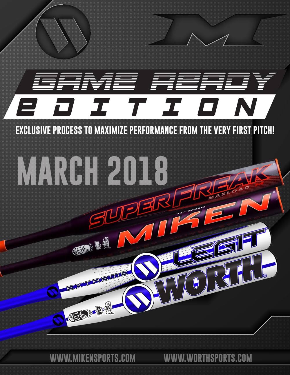 2018 Worth Legit Extreme XL USSSA Slowpitch Softball Bat Z3864