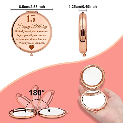 Sweet 15 Birthday Compact Mirror for Girls Z11054