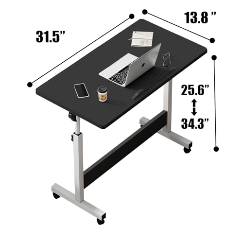 XUEGE Manual Adjustable Desk, Ergonomic Standing Desk for Home Office T943652