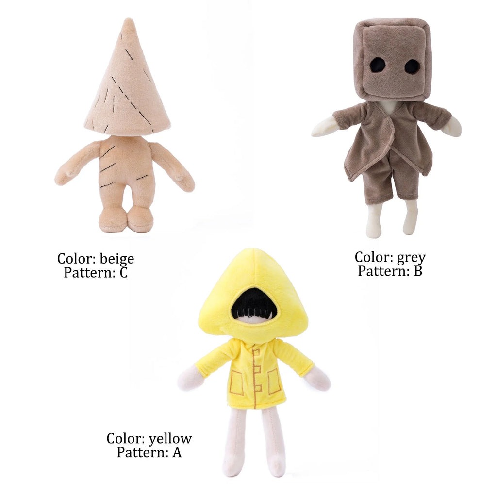 Little Nightmares 2 Plush Toy 12inch Six Mono Nomes Mushroom Man Stuffed Doll S8564