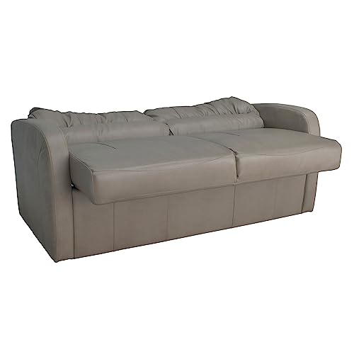 RecPro Charles 65" Jack Knife RV Sleeper Sofa with Arms, Mahogany F330