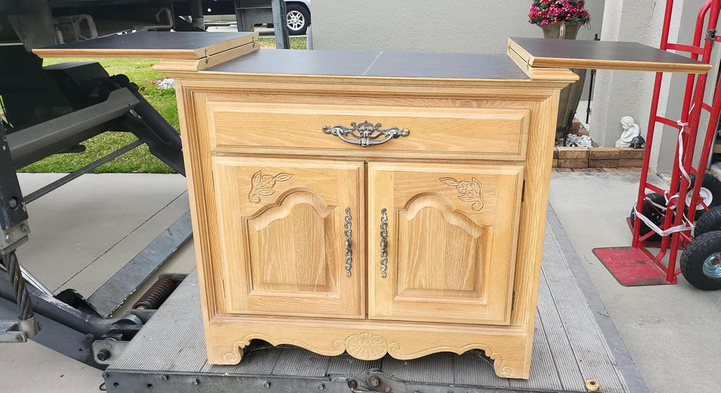 Pennsylvania House Traditional Flip Top Server Buffet, 38 inches, Storage Cabinet G7779