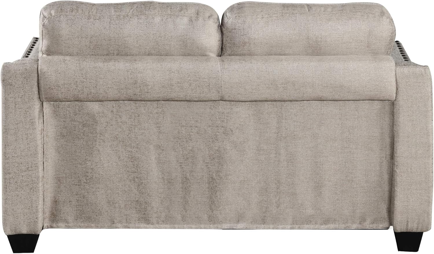 FANYE 3 Pieces Living Room Furniture Set, Loveseat and Armchair, Linen Fabric, Beige V6796