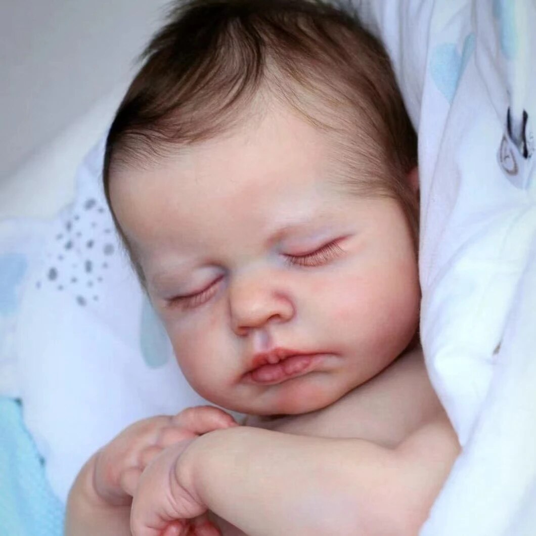 50cm Silicone Vinyl LouLou Bebe Reborn Girl and Boy Doll with Painted Veins V13392